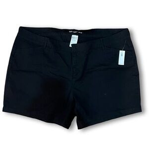 NWT Old Navy Pixie Chino Shorts Black Size 20